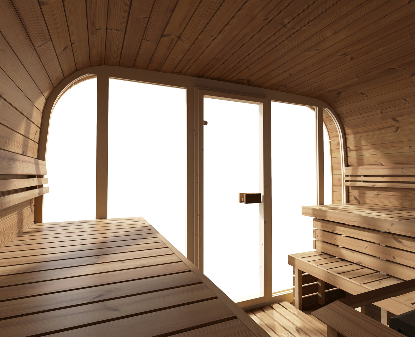 Sauna Clara 320*230 spruce/thermo pine