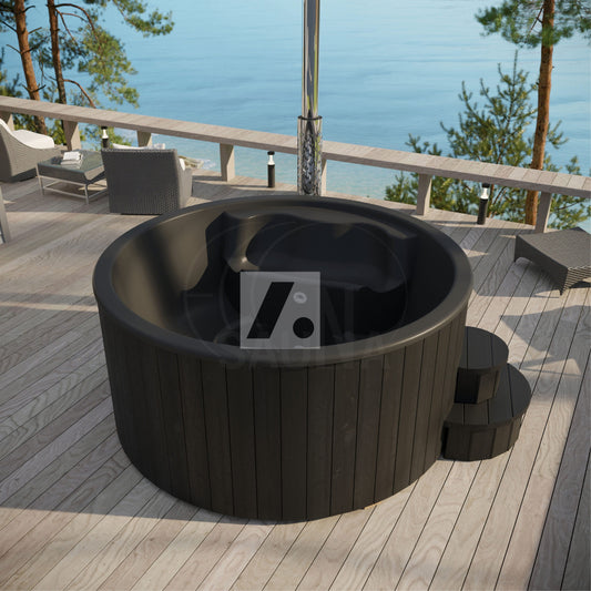 Kümblustünn DeLux 200 “Must öö” integreeritud ahjuga