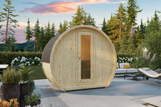 Sauna Suzi 160 spruce/thermo pine