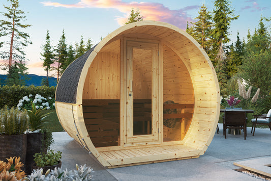 Sauna Suzi 280x230 spruce/thermo pine