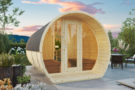Sauna Suzi 330x230 spruce/thermo pine